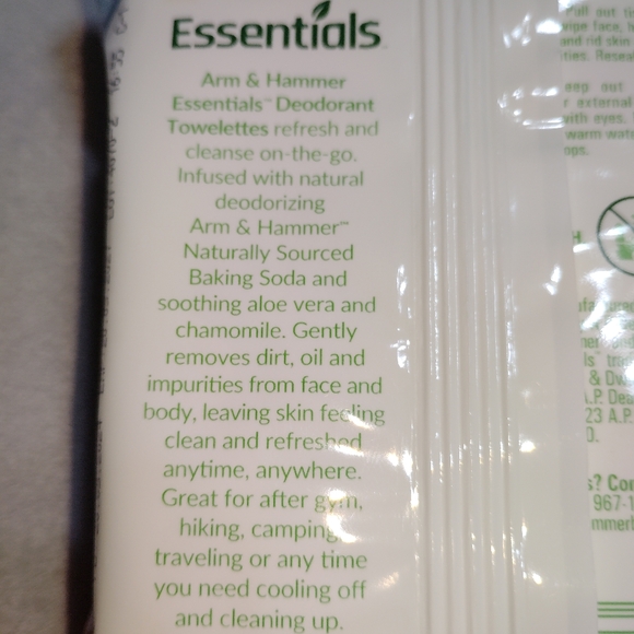 3 Pk Arm and hammer Deodorant Towelettes - Picture 8 of 8